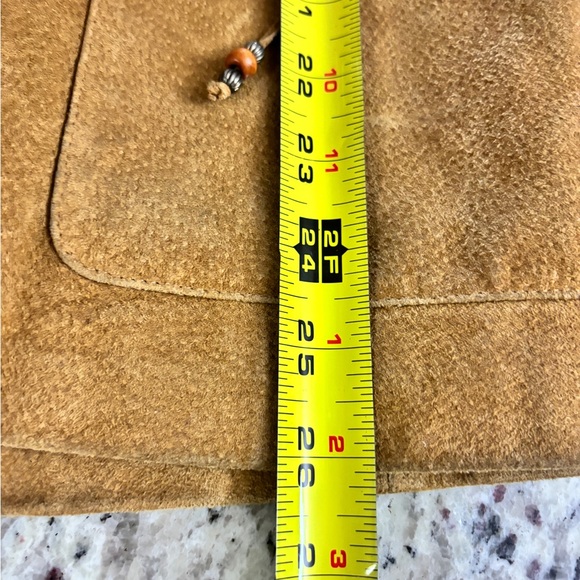 CRIPPLE CREEK FRINGED SUEDE LEATHER JACKET Size XL - Picture 7 of 13